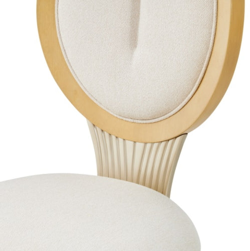 AICO Furniture Camellia Field Side Chair (Set of 2) in Caramel - Luxury Home Furniture (MI)