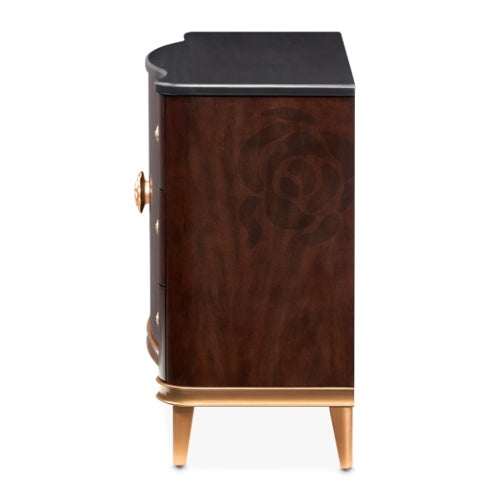 AICO Furniture Camellia Field Dresser in Warm Pecan - Luxury Home Furniture (MI)