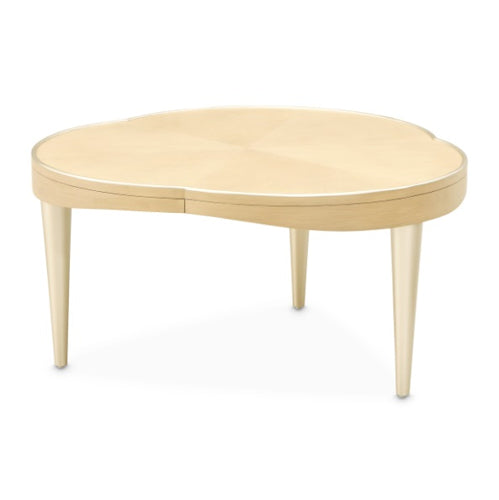 AICO Furniture Camellia Field Cocktail Table in Caramel - Luxury Home Furniture (MI)