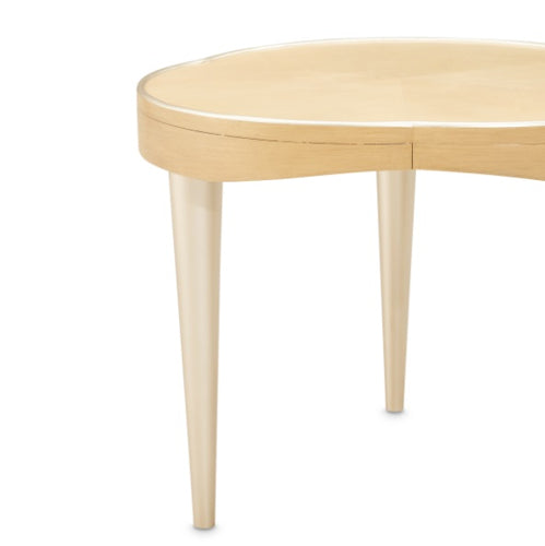AICO Furniture Camellia Field End Table in Caramel - Luxury Home Furniture (MI)