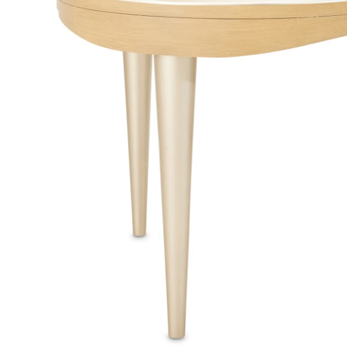 AICO Furniture Camellia Field End Table in Caramel - Luxury Home Furniture (MI)