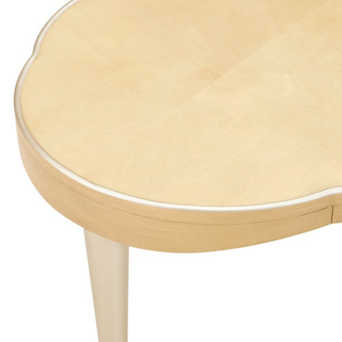 AICO Furniture Camellia Field End Table in Caramel - Luxury Home Furniture (MI)