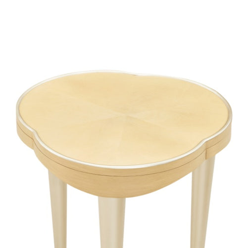 AICO Furniture Camellia Field Chairside Table in Caramel - Luxury Home Furniture (MI)