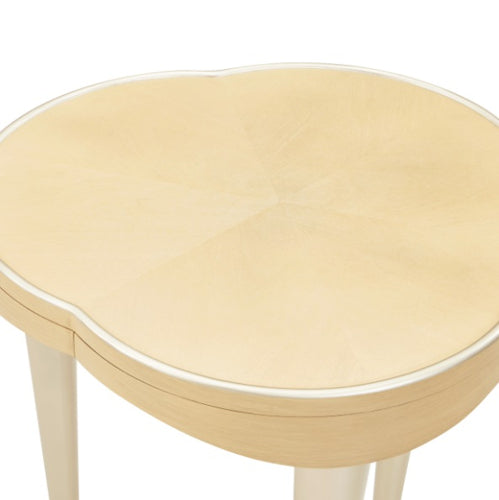 AICO Furniture Camellia Field Chairside Table in Caramel - Luxury Home Furniture (MI)