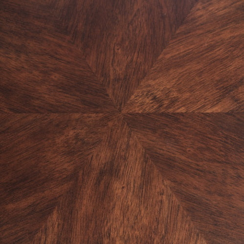 AICO Furniture Camellia Field Chairside Table in Warm Pecan - Luxury Home Furniture (MI)