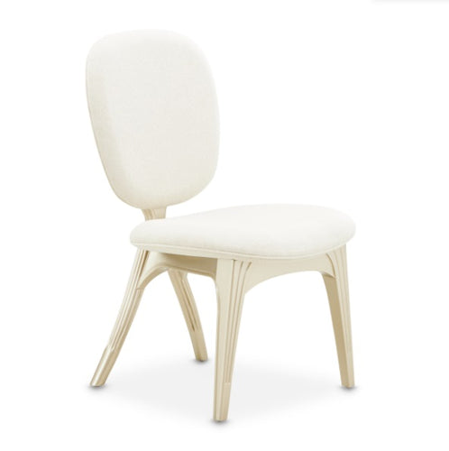 AICO Furniture Camellia Field Vanity Chair in Caramel - Luxury Home Furniture (MI)