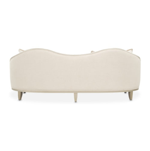 AICO Furniture Camellia Field Sofa Cornsilk in Caramel - Luxury Home Furniture (MI)