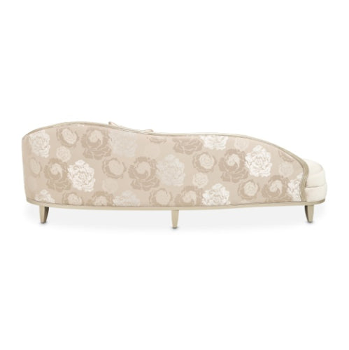 AICO Furniture Camellia Field Asymmetrical Sofa in Caramel - Luxury Home Furniture (MI)