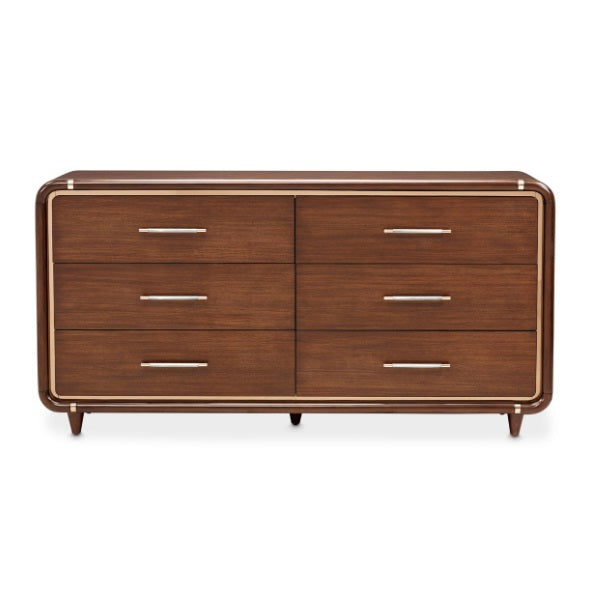 AICO Furniture Mason Park Dresser in Umber - Luxury Home Furniture (MI)