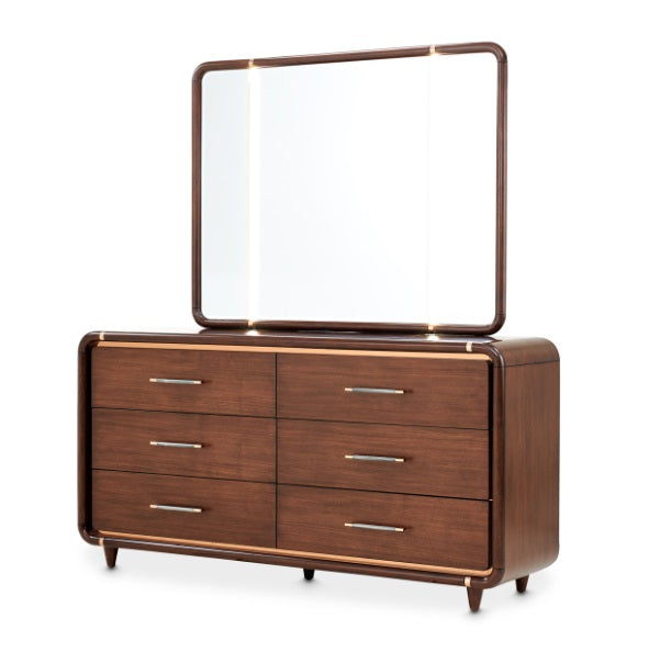 AICO Furniture Mason Park Dresser in Umber - Luxury Home Furniture (MI)