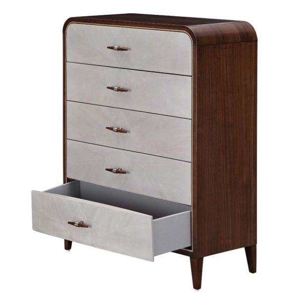 AICO Furniture Houston Chest in Walnut - Luxury Home Furniture (MI)