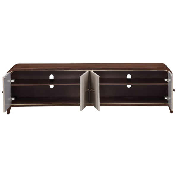 AICO Furniture Houston Media Cabinet in Walnut - Luxury Home Furniture (MI)