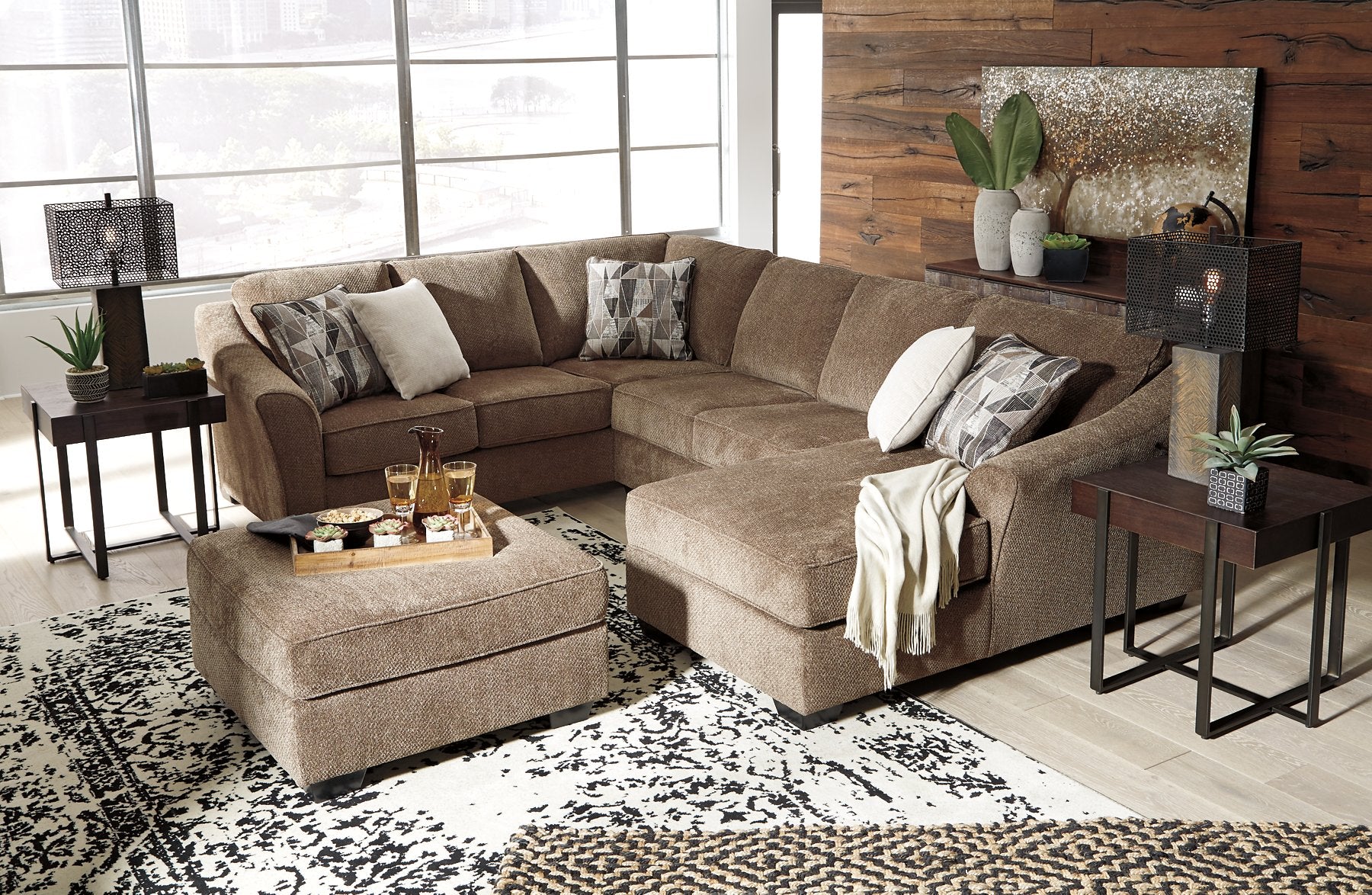 Graftin Living Room Set - Luxury Home Furniture (MI)