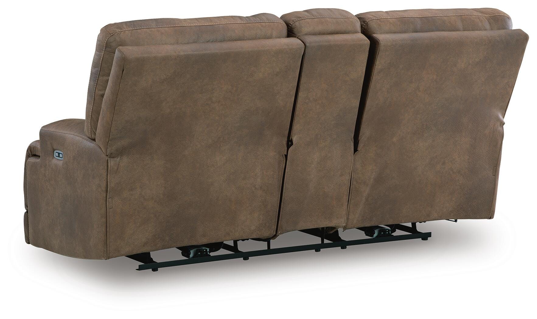 Beckley Place Power Reclining Loveseat with Console - Luxury Home Furniture (MI)