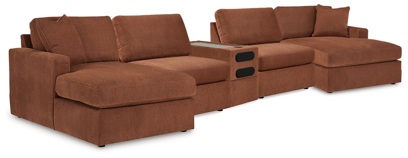 Modmax 5 Piece Sectional with Audio Console - Luxury Home Furniture (MI)