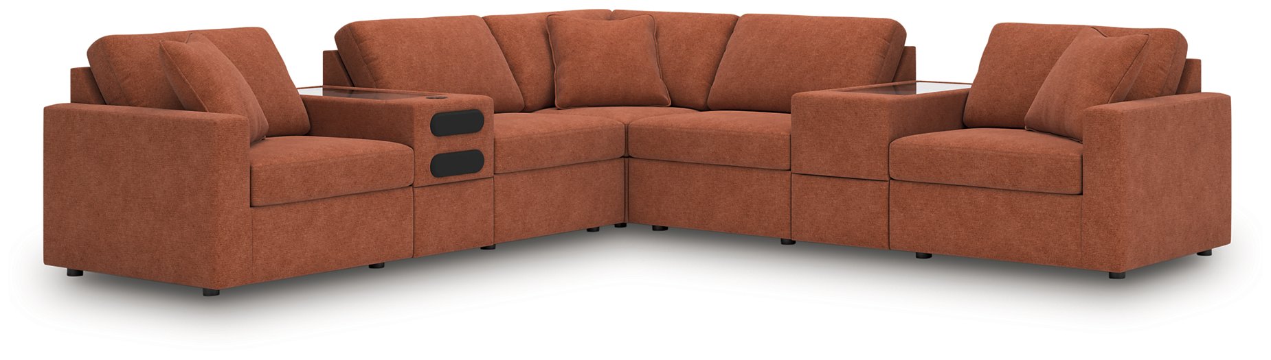 Modmax Balanced Sectional with Audio and Storage Consoles - Luxury Home Furniture (MI)