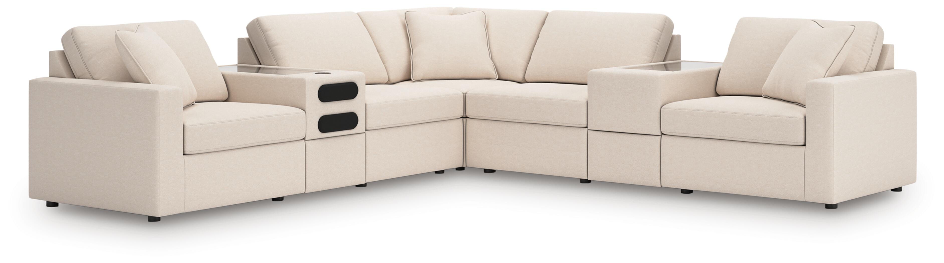 Modmax Balanced Sectional with Audio and Storage Consoles - Luxury Home Furniture (MI)