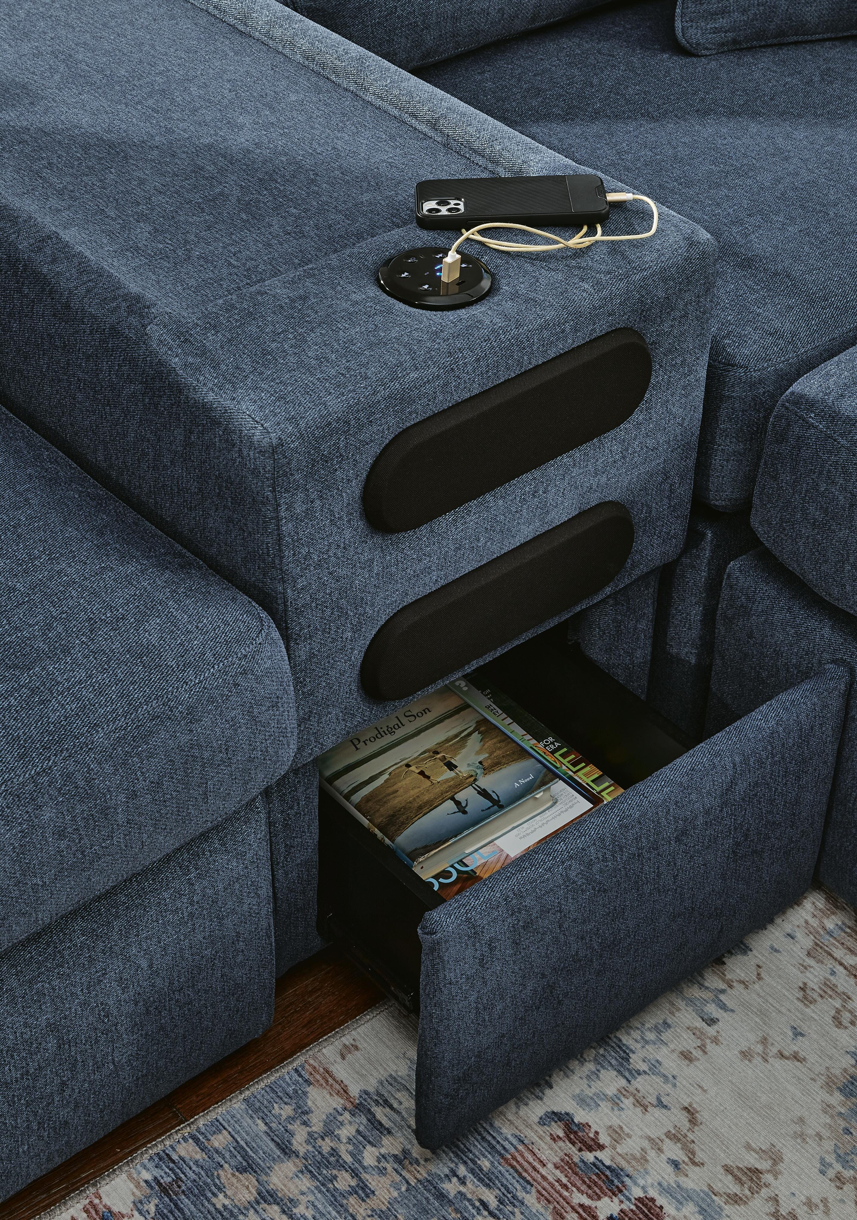 Modmax Sectional with Audio Console - Luxury Home Furniture (MI)