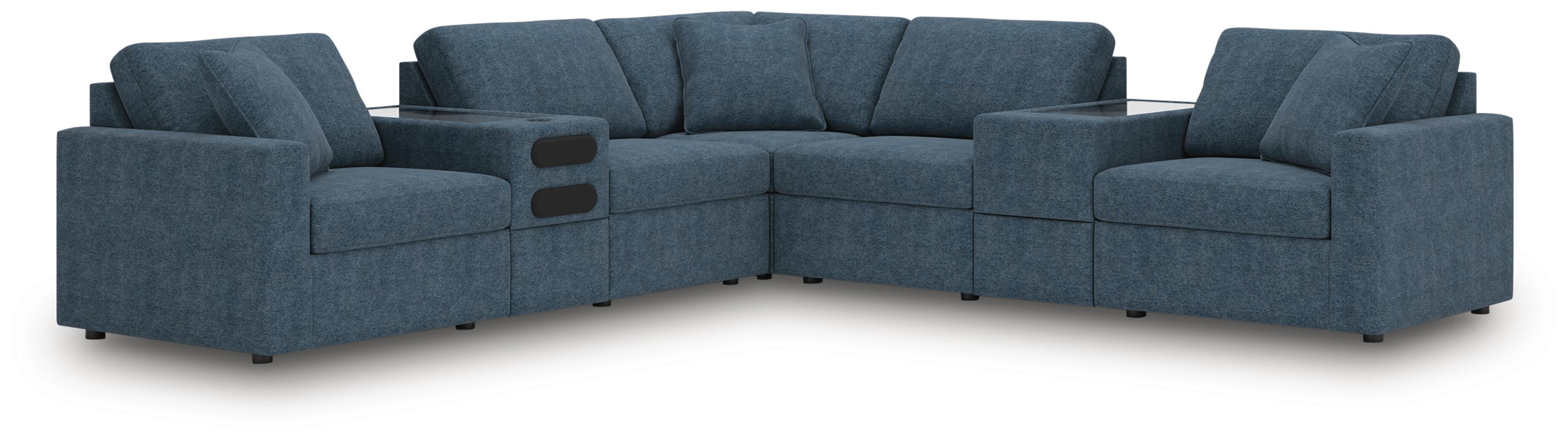 Modmax Balanced Sectional with Audio and Storage Consoles - Luxury Home Furniture (MI)