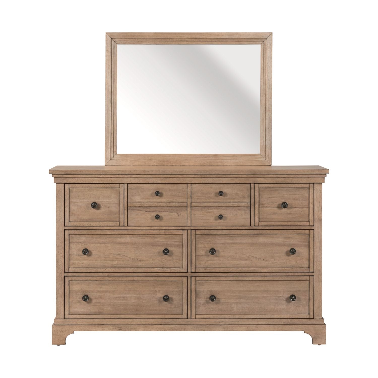 Haven Hills Dresser & Mirror - Luxury Home Furniture (MI)