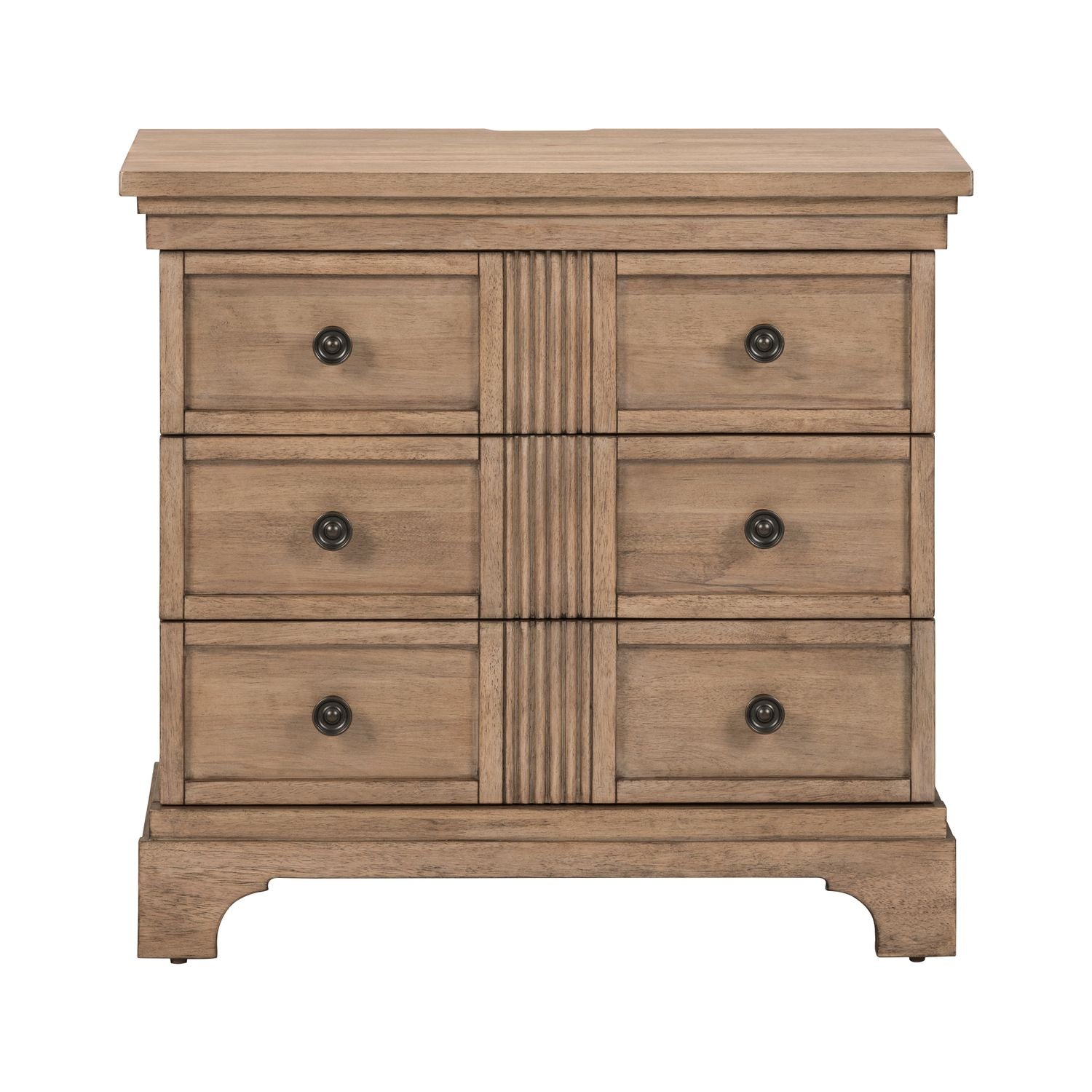 Haven Hills Bedside Chest w/ Charging Station - Luxury Home Furniture (MI)
