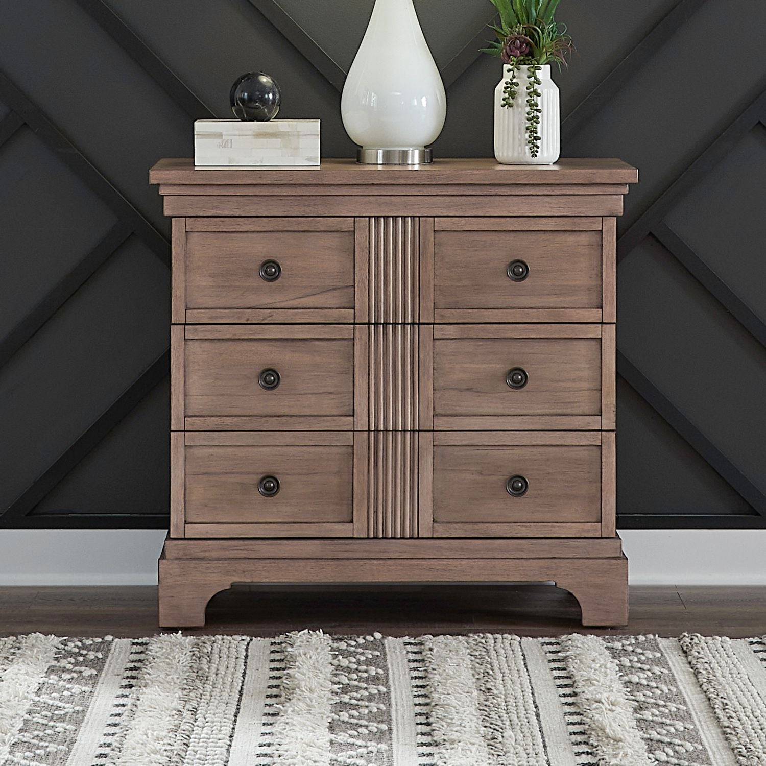 Haven Hills Bedside Chest w/ Charging Station image