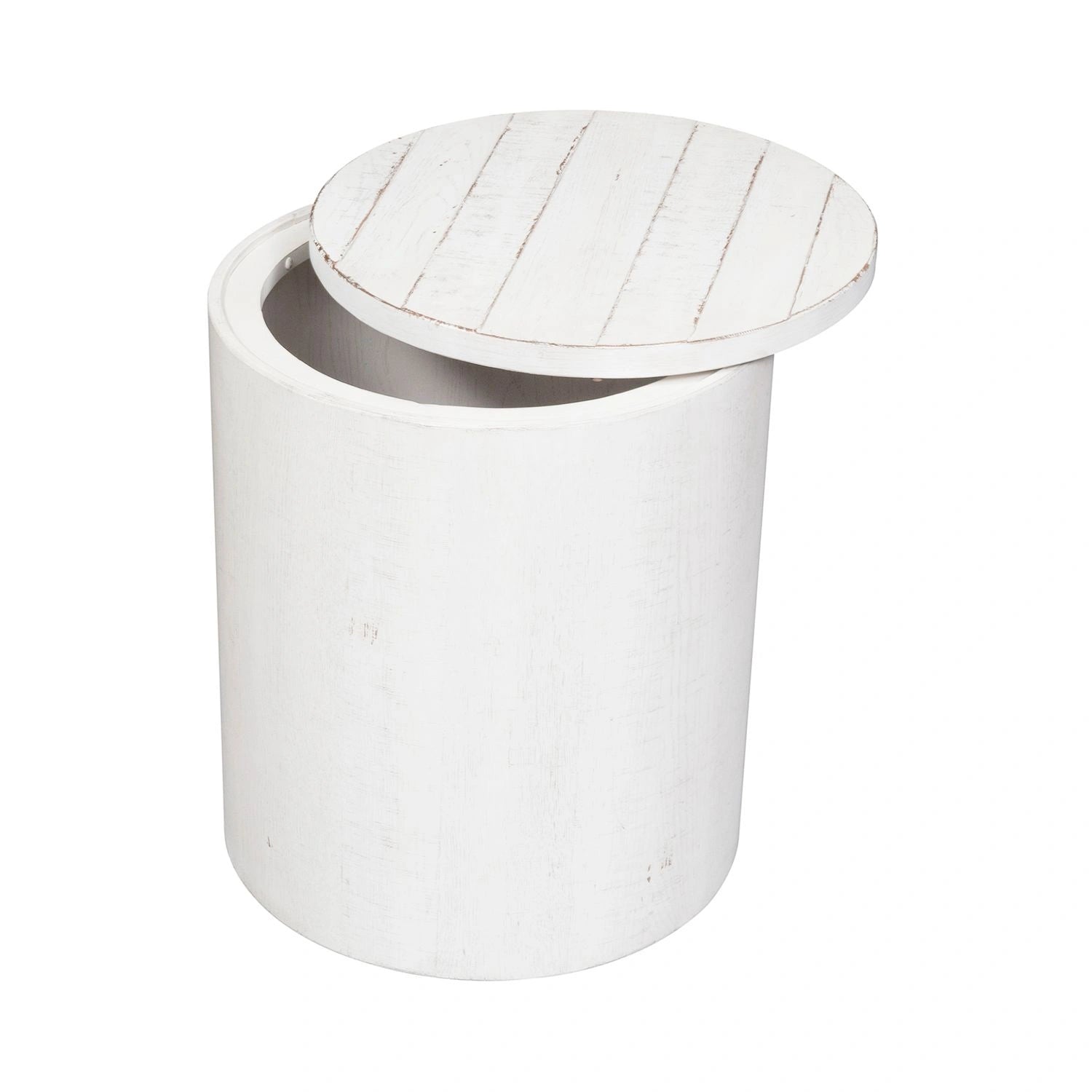 Modern Farmhouse Drum End Table image