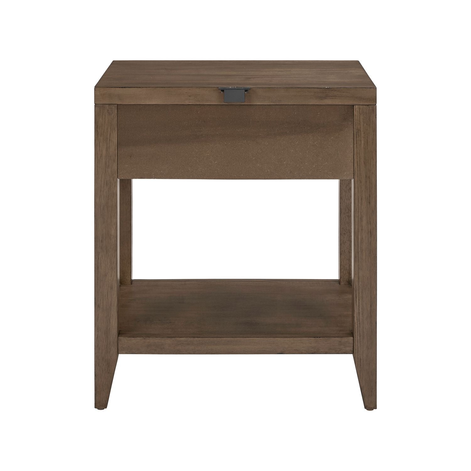 Shaker Lakes Open Nightstand w/ Charging Station