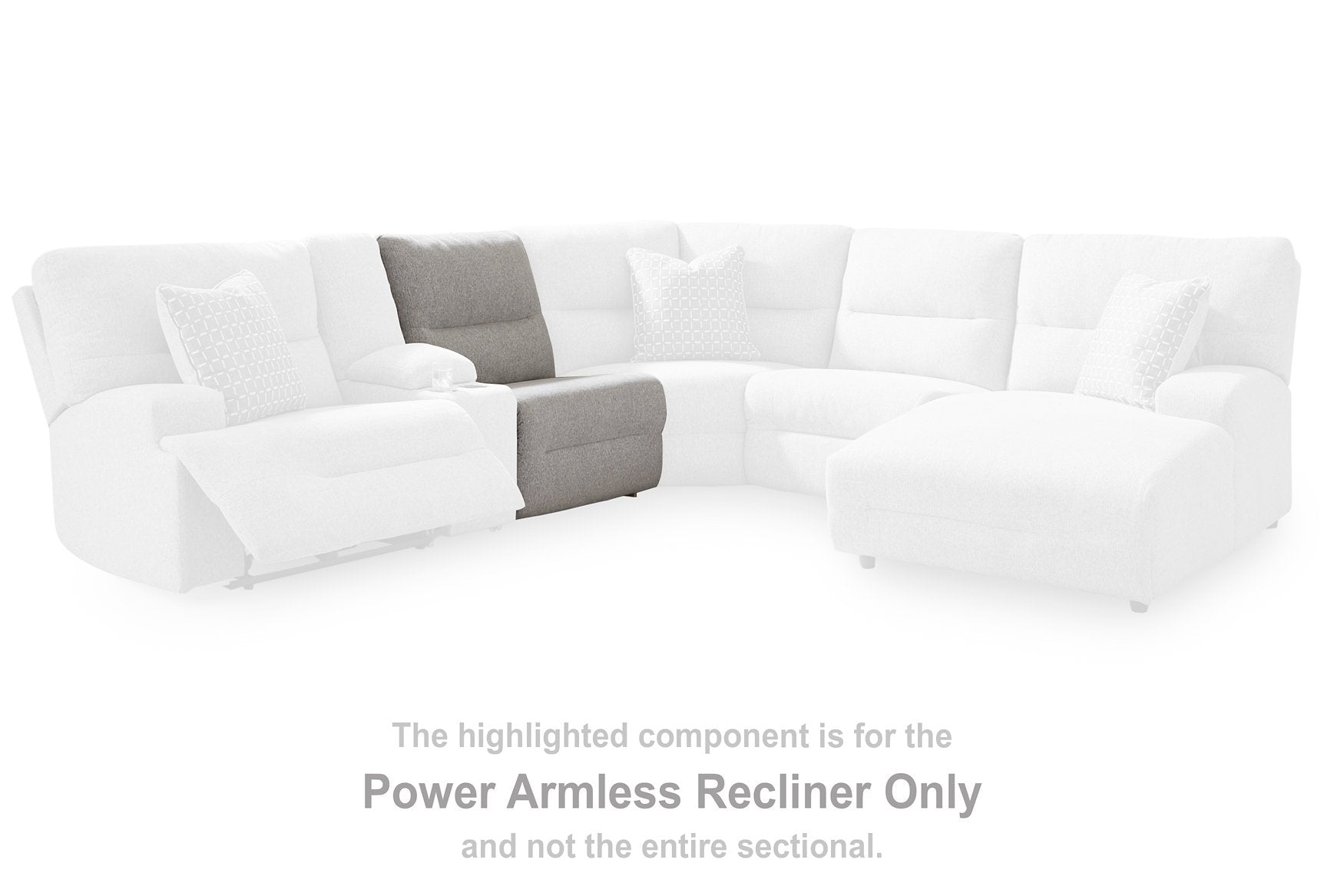 Acklen Place Power Reclining Sectional with Chaise - Luxury Home Furniture (MI)