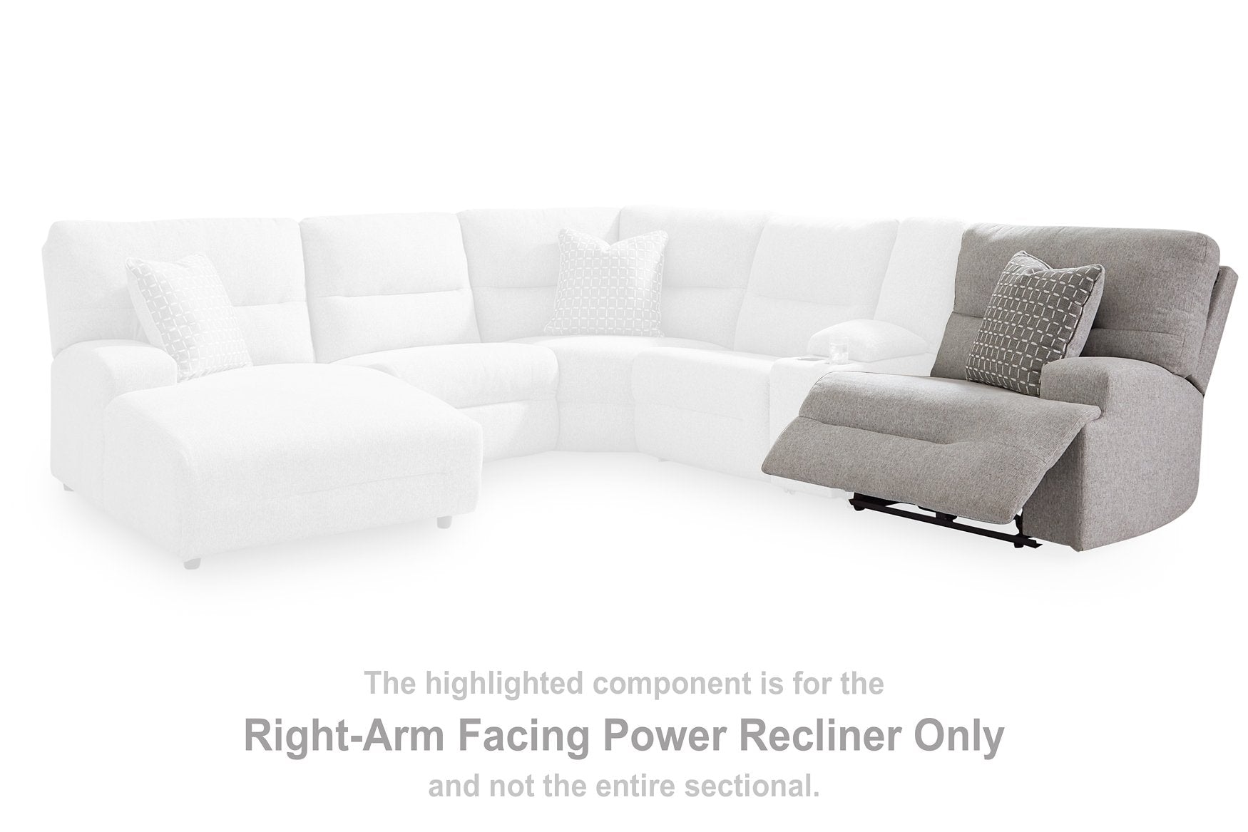 Acklen Place Power Reclining Sectional with Chaise - Luxury Home Furniture (MI)