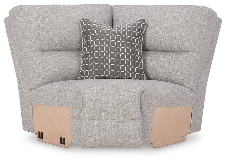 Acklen Place Power Reclining Sectional with Chaise - Luxury Home Furniture (MI)