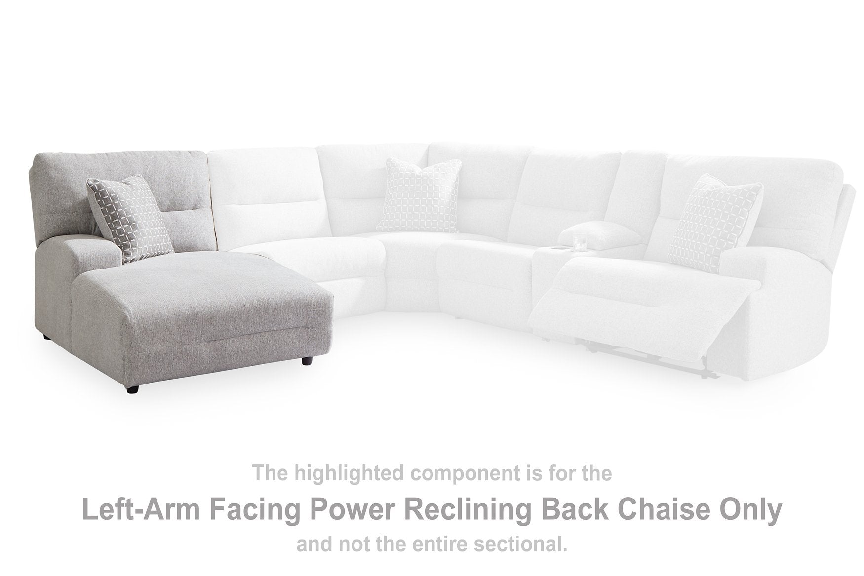 Acklen Place Power Reclining Sectional with Chaise - Luxury Home Furniture (MI)