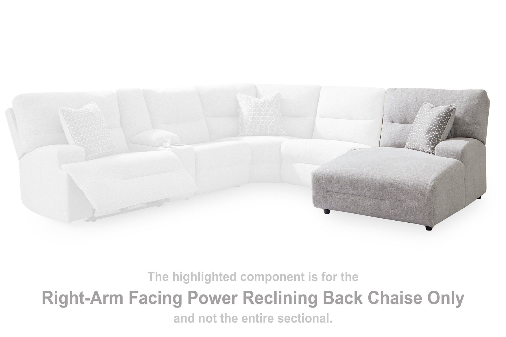 Acklen Place Power Reclining Sectional with Chaise - Luxury Home Furniture (MI)