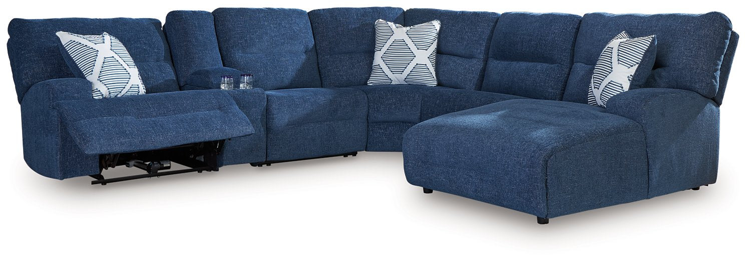 Acklen Place Power Reclining Sectional with Chaise - Luxury Home Furniture (MI)