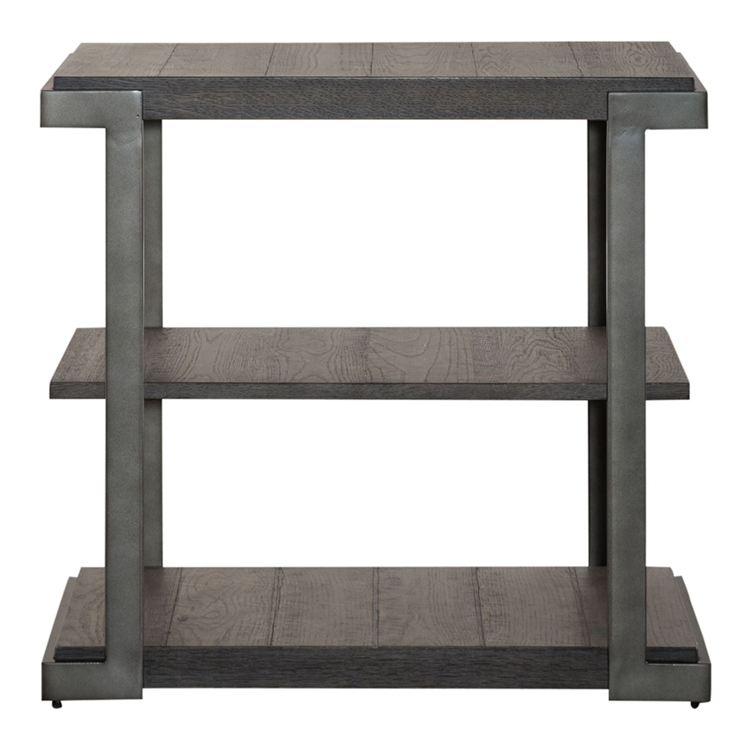 Modern View Tiered End Table in Gray - Luxury Home Furniture (MI)