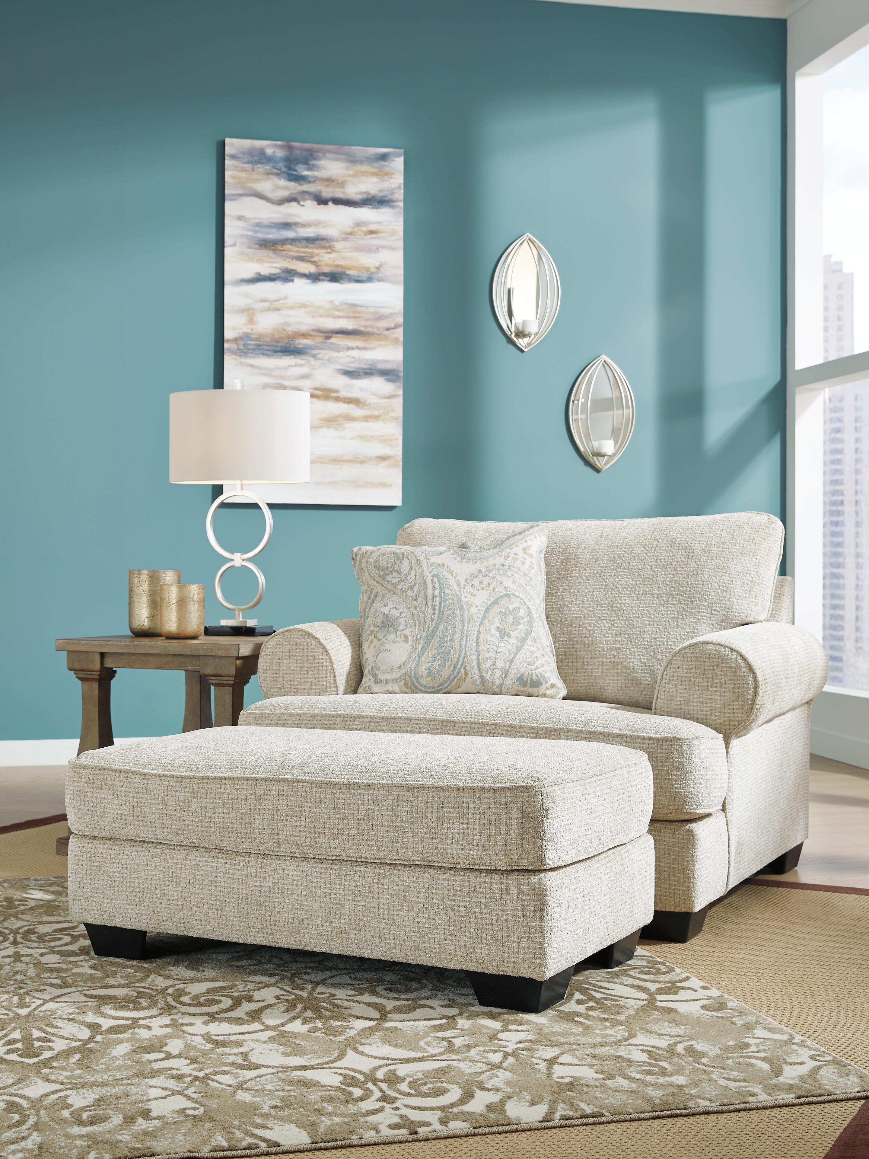 Monaghan Oversized Chair and Ottoman - Luxury Home Furniture (MI)