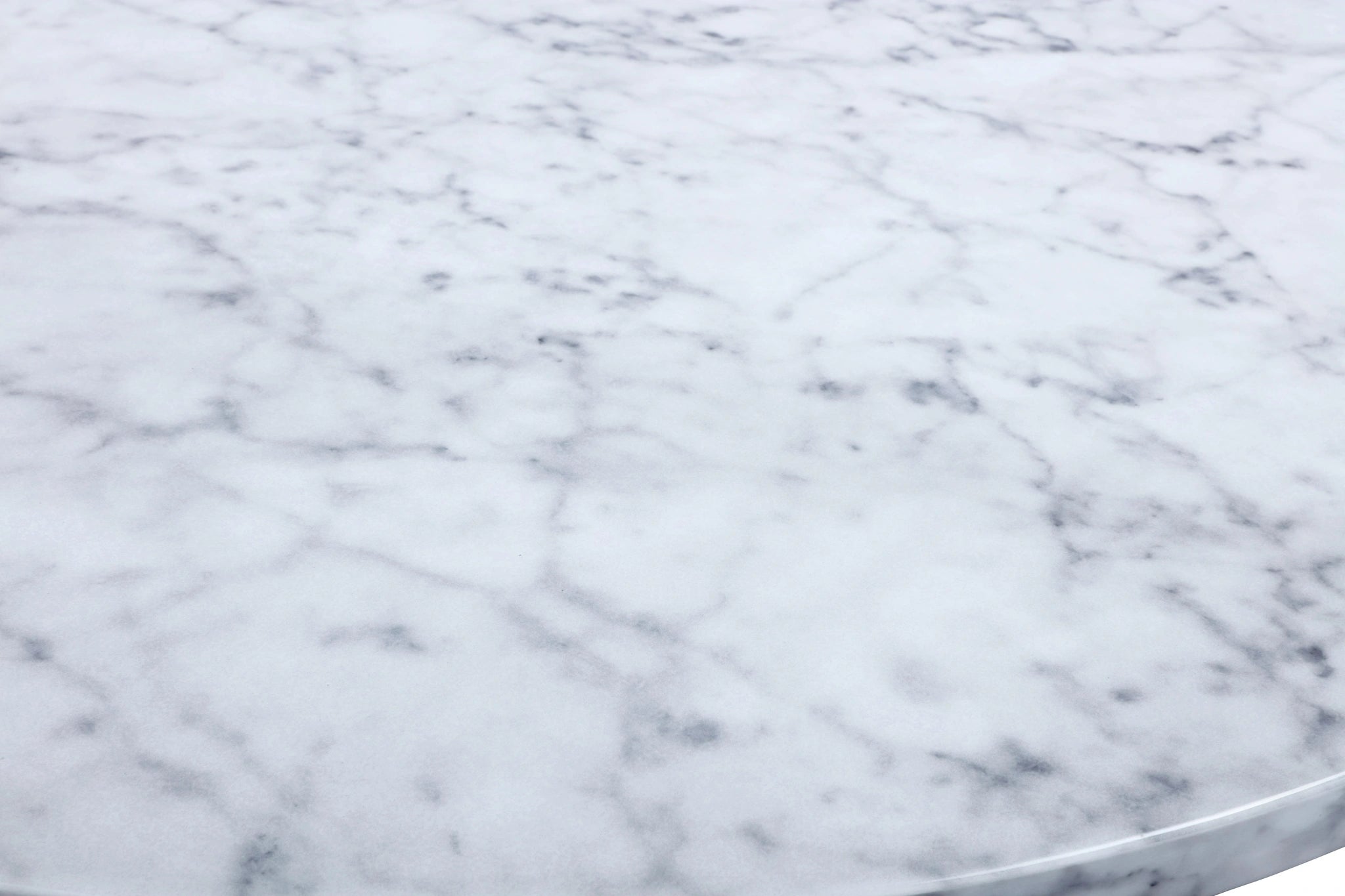 Omni White Faux Marble Dining Table