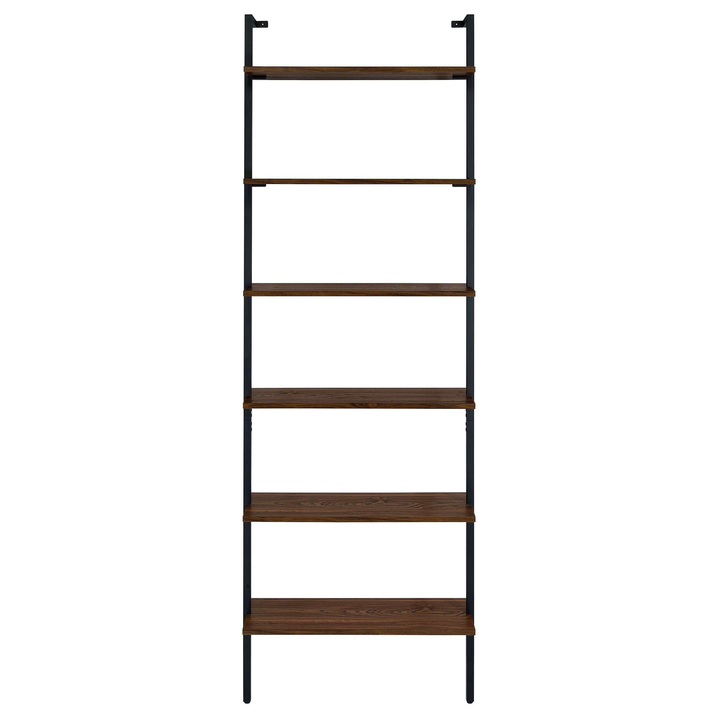 Owens 3-piece 96-inch Wall Mounted Bookshelf Set Walnut - Luxury Home Furniture (MI)