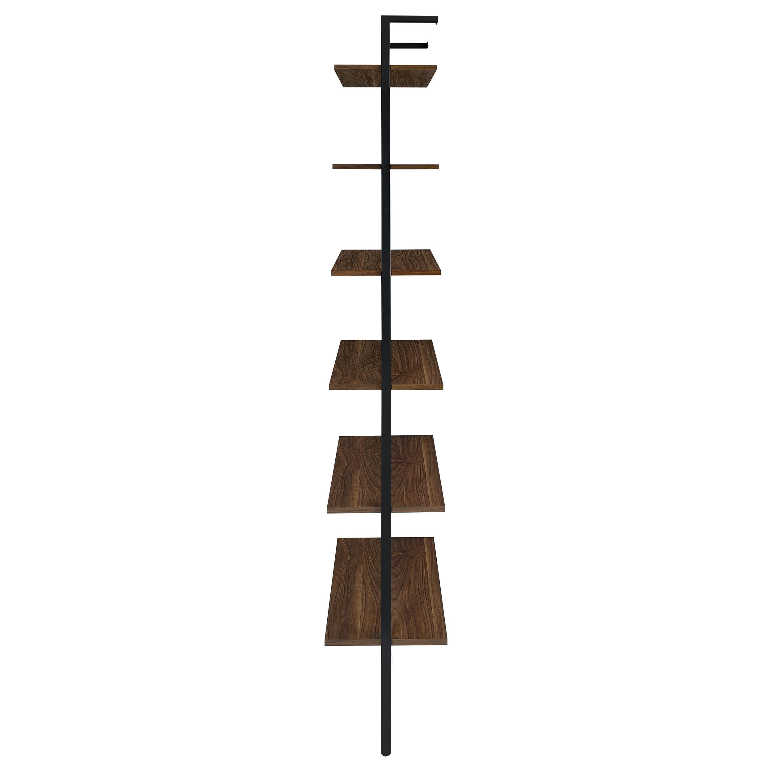 Owens 3-piece 96-inch Wall Mounted Bookshelf Set Walnut - Luxury Home Furniture (MI)