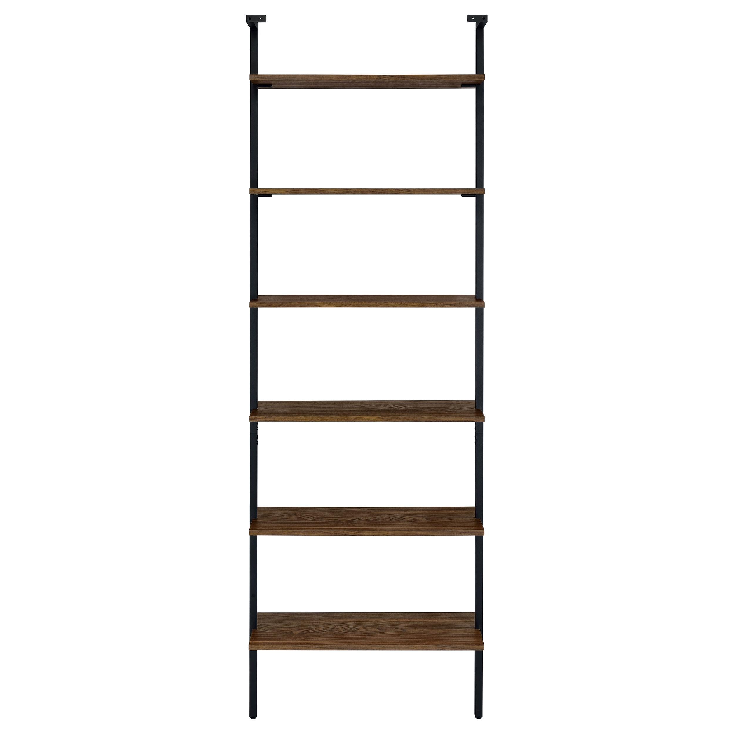 Owens 3-piece 96-inch Wall Mounted Bookshelf Set Walnut - Luxury Home Furniture (MI)