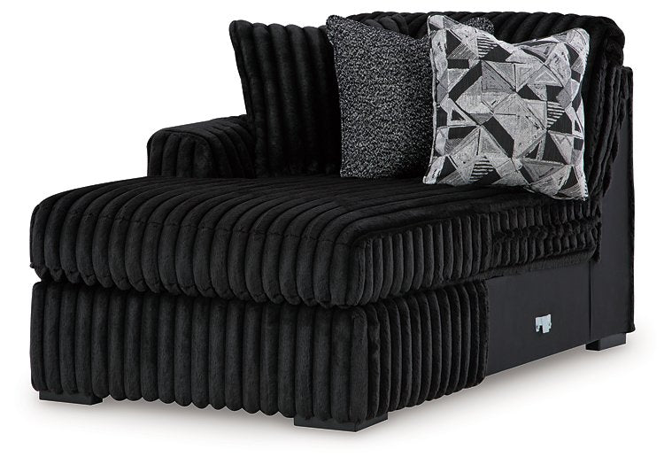 Midnight-Madness Sectional with Chaise - Luxury Home Furniture (MI)