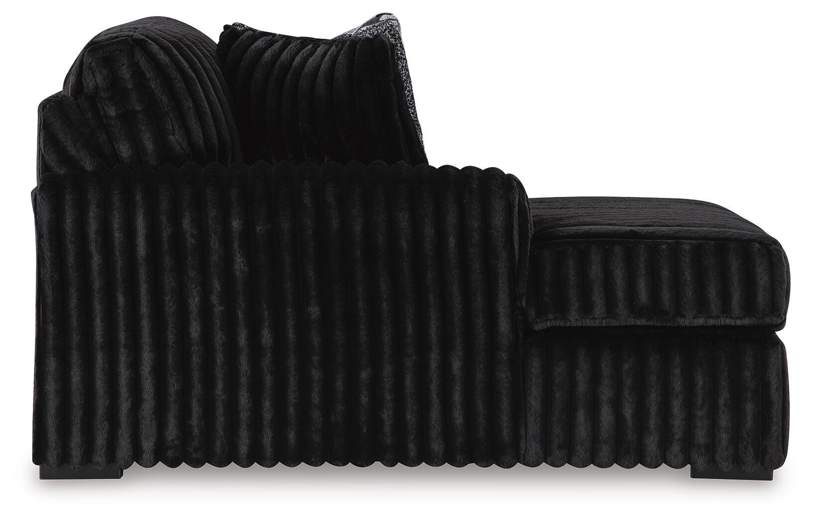 Midnight-Madness Sectional with Chaise - Luxury Home Furniture (MI)