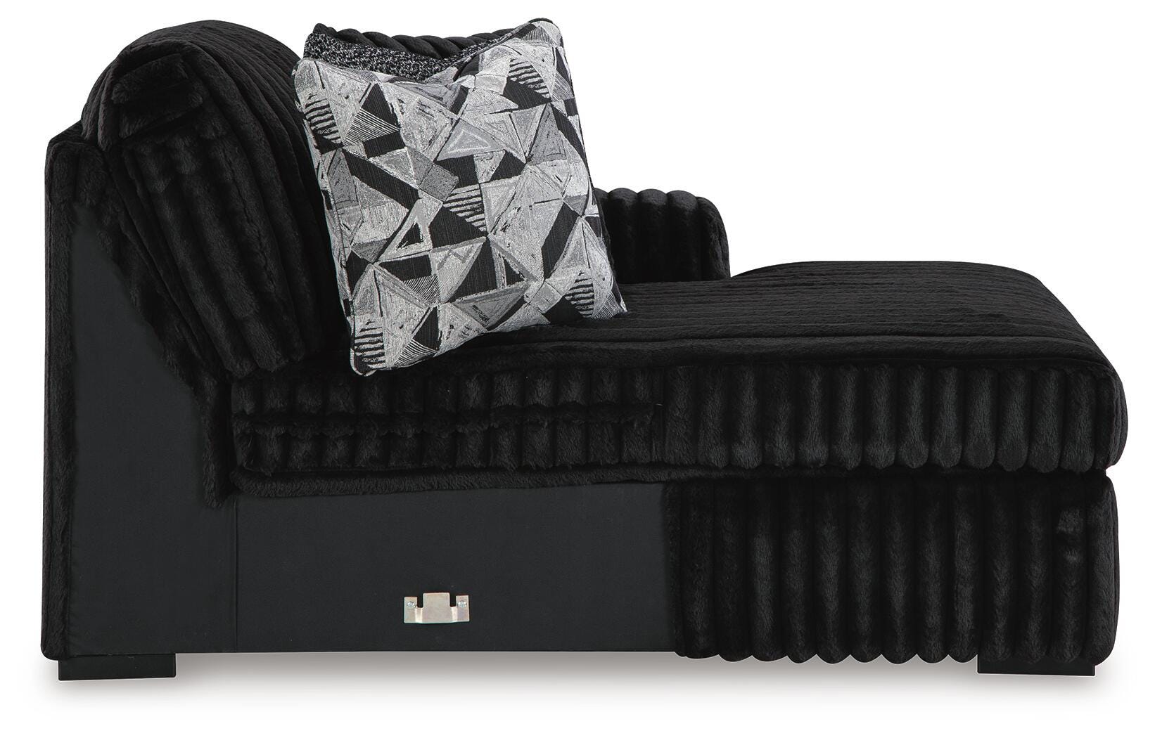 Midnight-Madness Sectional with Chaise - Luxury Home Furniture (MI)