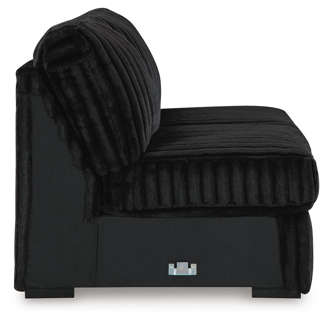 Midnight-Madness Sectional with Chaise - Luxury Home Furniture (MI)