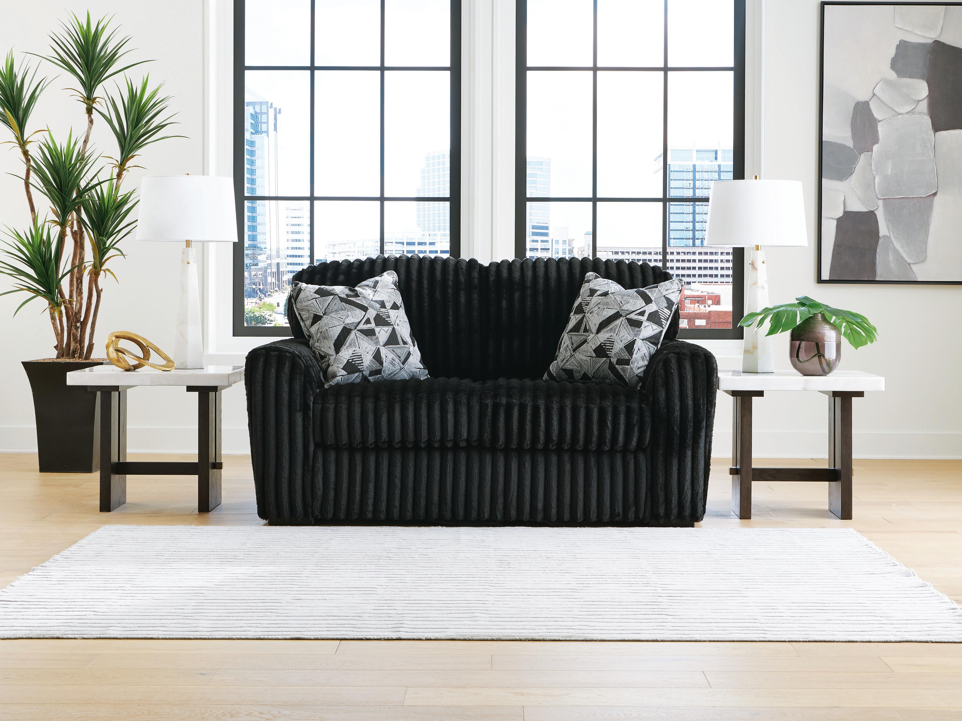 Midnight-Madness Loveseat - Luxury Home Furniture (MI)