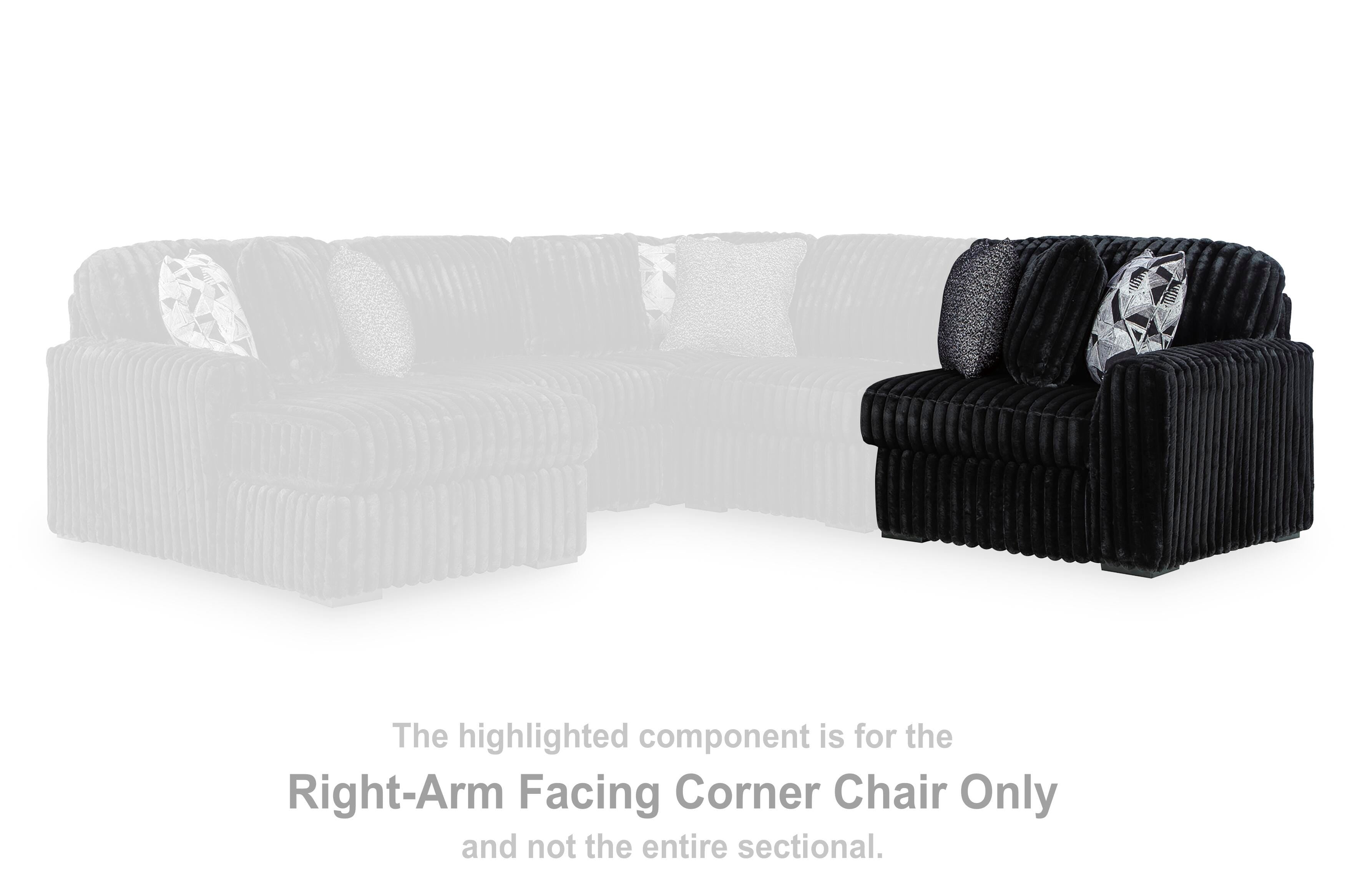 Midnight-Madness Sectional - Luxury Home Furniture (MI)