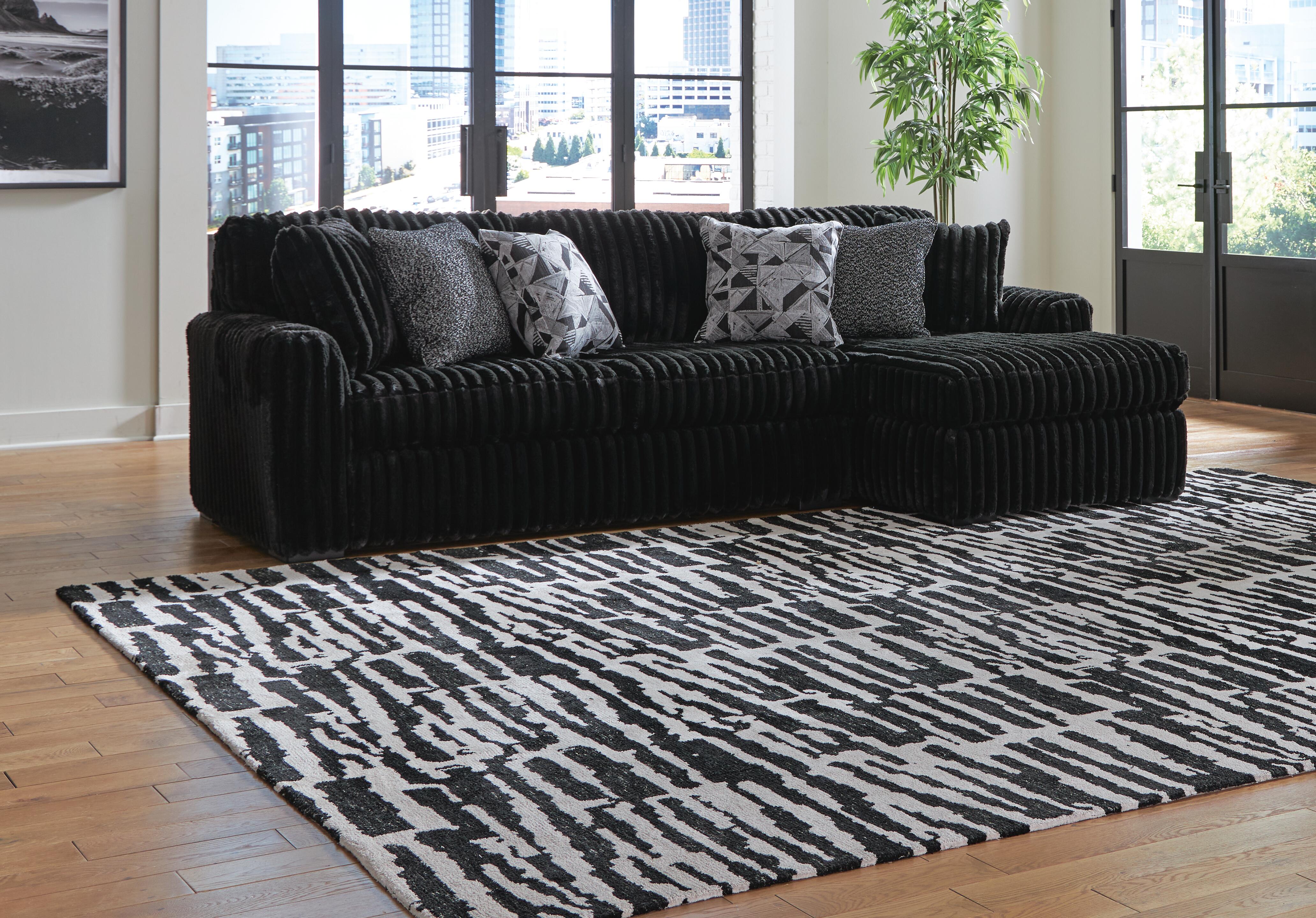 Midnight-Madness Sectional Sofa with Chaise - Luxury Home Furniture (MI)