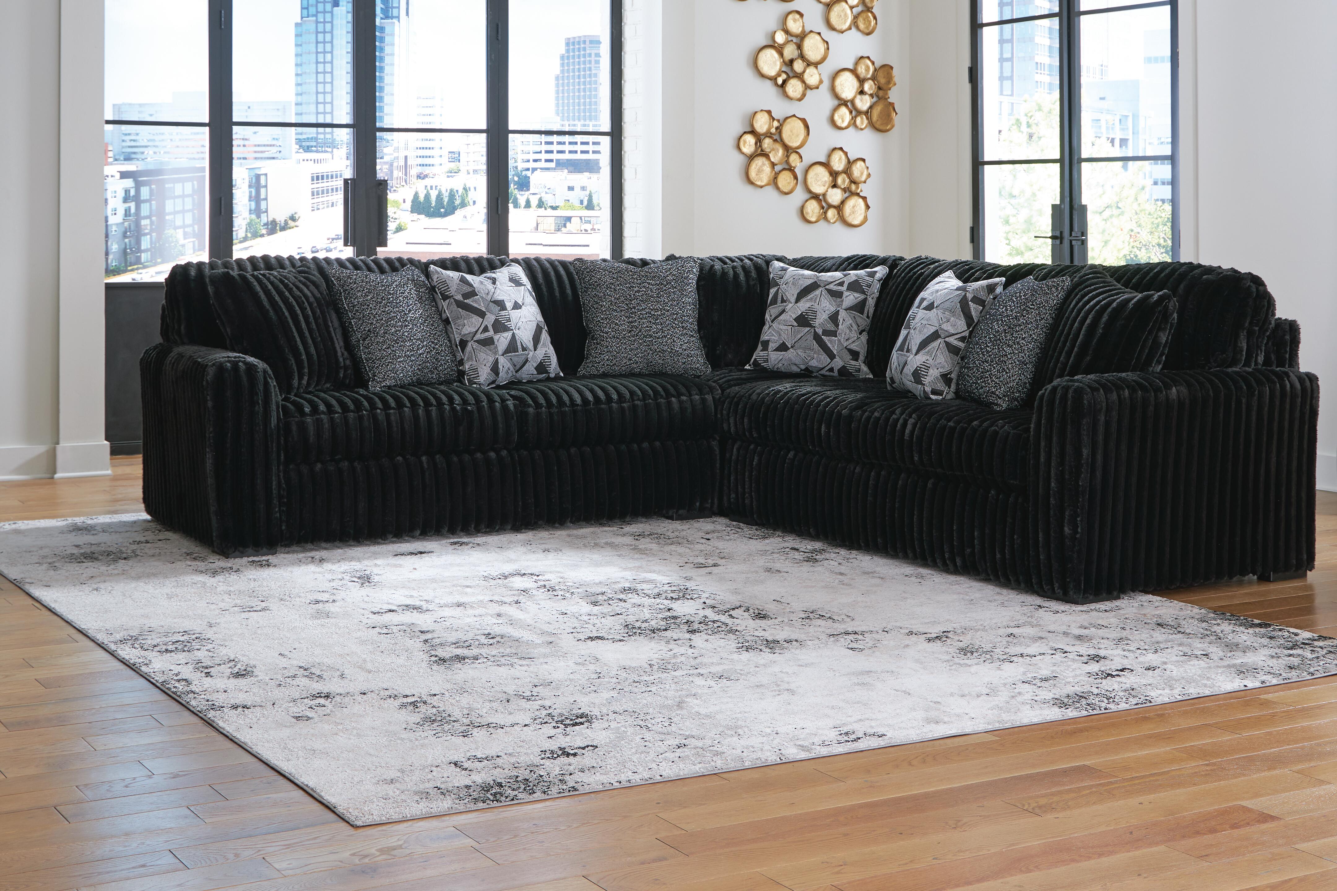 Midnight-Madness Sectional - Luxury Home Furniture (MI)