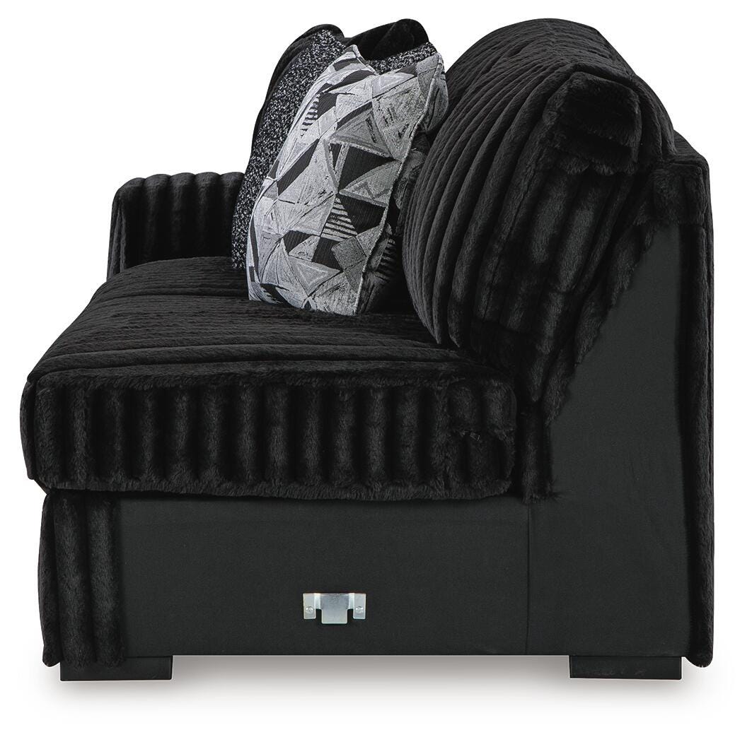 Midnight-Madness Sectional Sofa with Chaise - Luxury Home Furniture (MI)