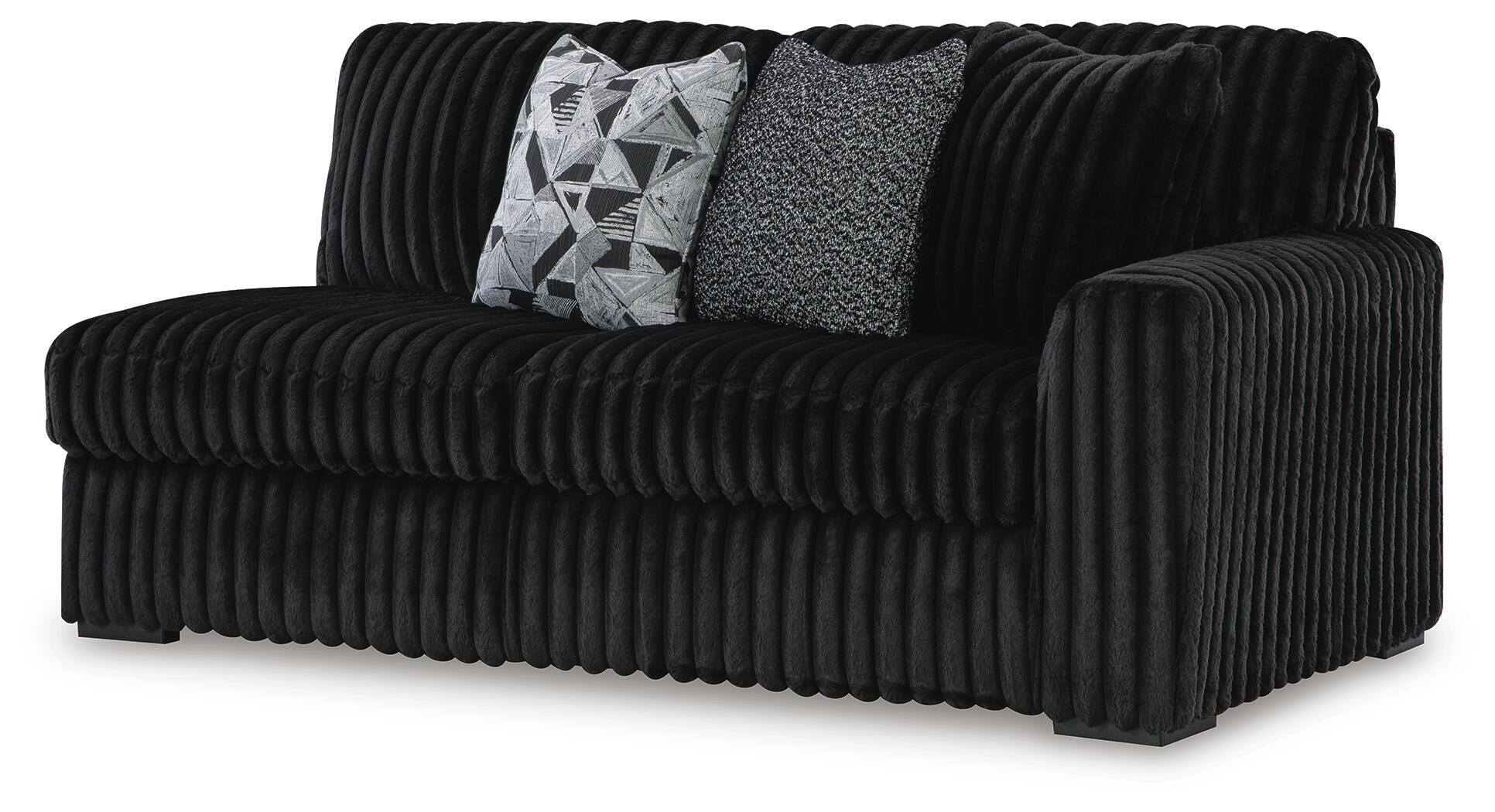 Midnight-Madness Sectional with Chaise - Luxury Home Furniture (MI)